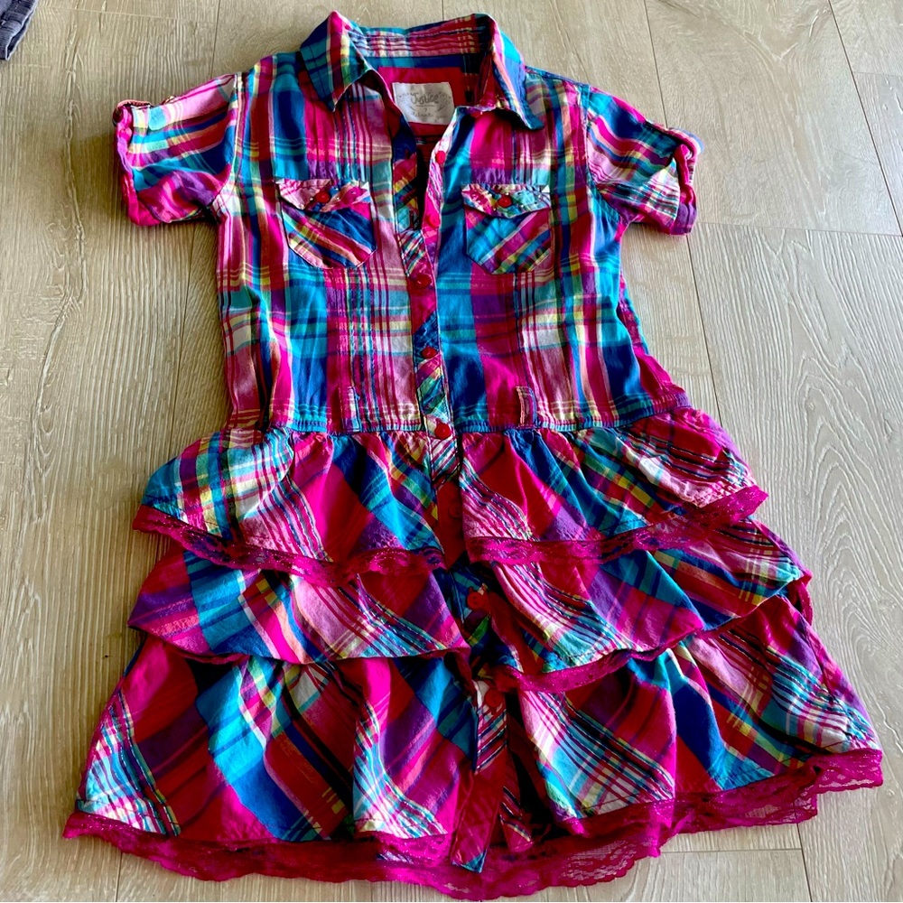 Girls justice shirt/dress size 7